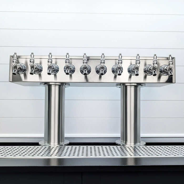 4" Double Pedestal Beer Tower