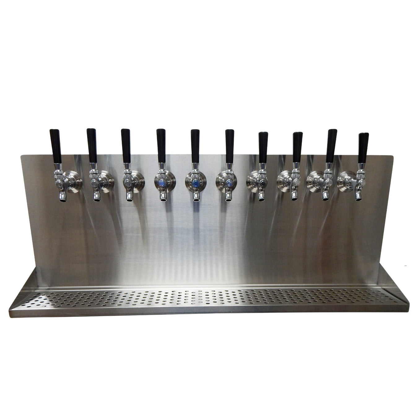 10 Faucet Stainless Steel Wall Mount Draft Beer Dispenser