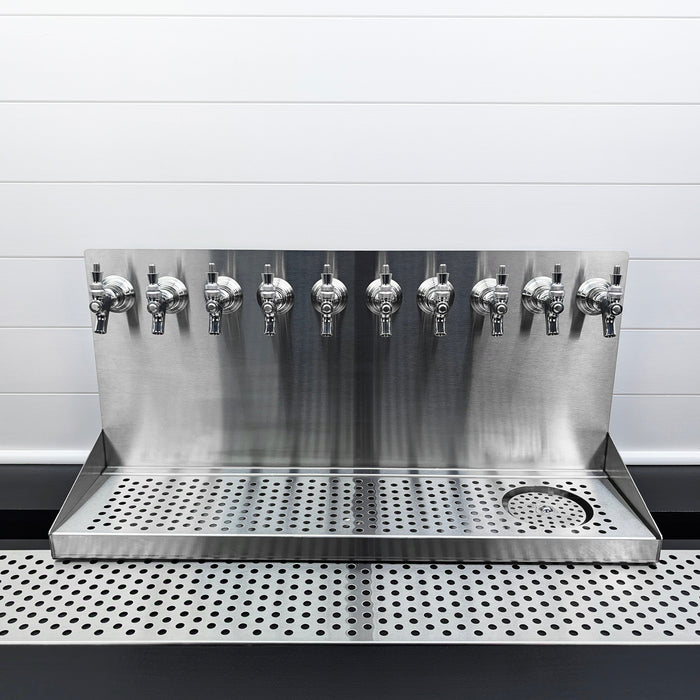10 Faucet Wall Mount Dispenser with Rinser