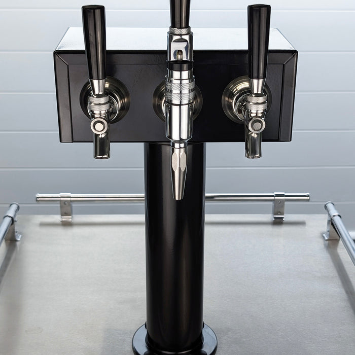 3 Faucet Black Nitro Draft Tower