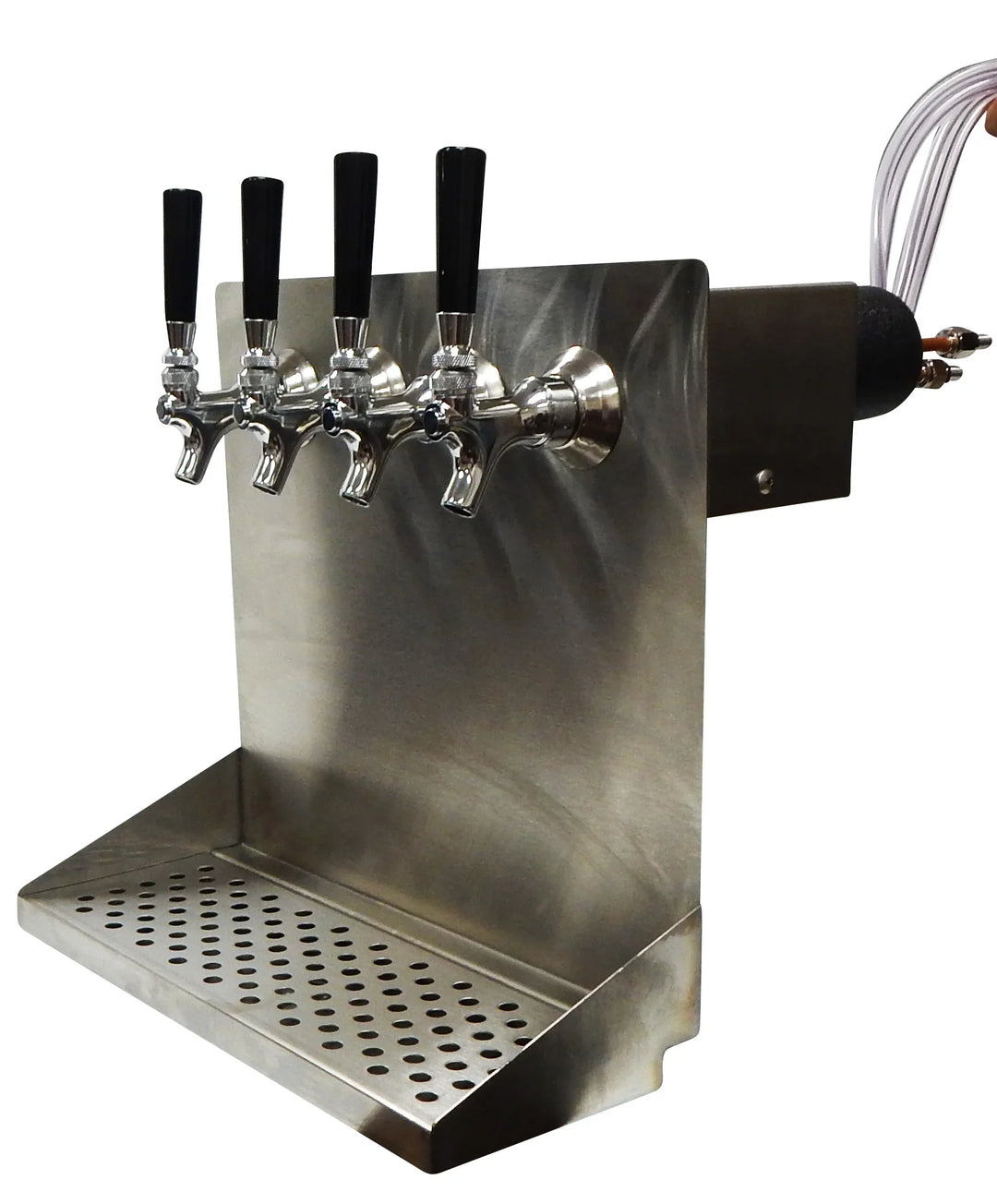4 Faucet Stainless Steel Wall Mount Draft Beverage Dispenser