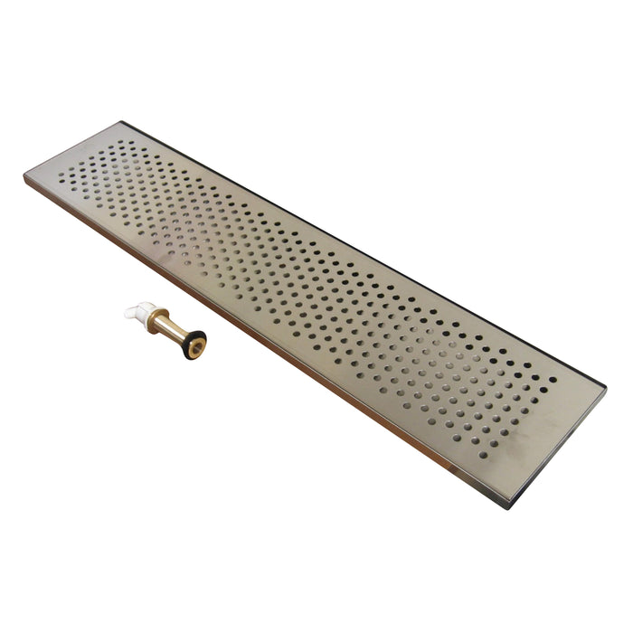 8" Stainless Steel Drip Tray with Drain