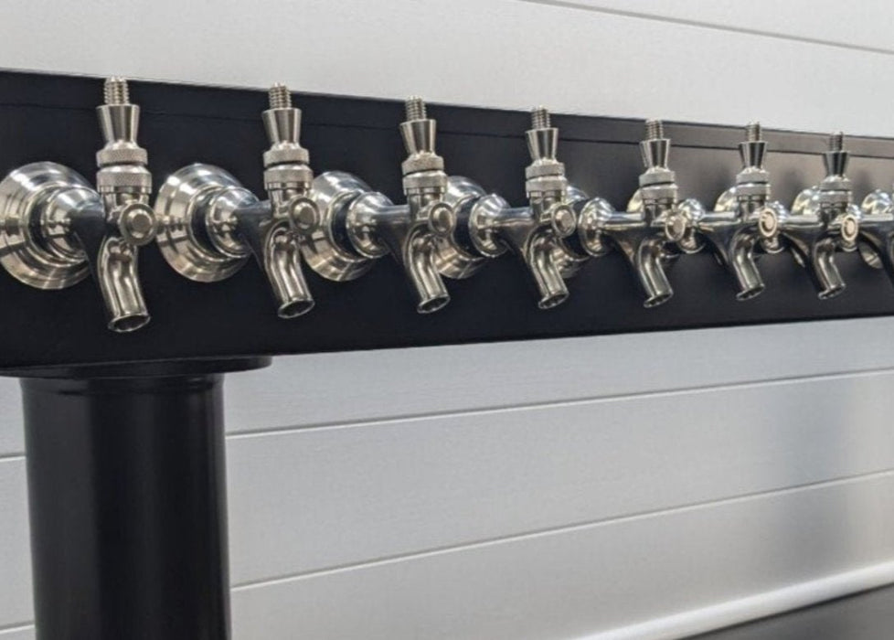 Custom Black Powder Coated 20 Faucet Beer Tower