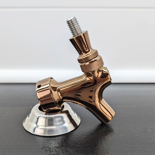 Copper Stainless Steel PVD Beer Faucet Side