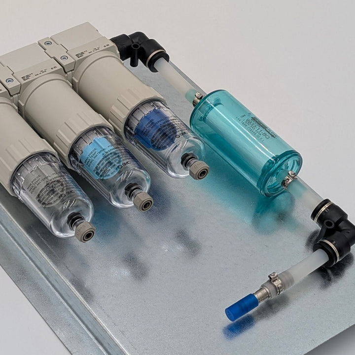 SMC and Parket 4 Stage air filtration system