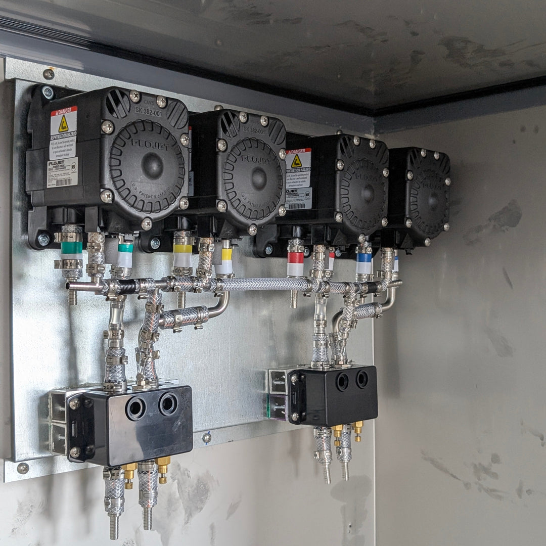 Pump Panel for the Nitro Infusion Cafe Kegerator