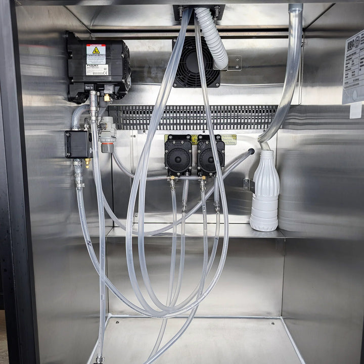 Three faucet with one nitro faucet solution.