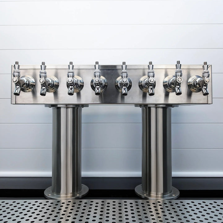 Dual-Sided Glycol-Ready Beer Tower – 16 to 60 Faucets