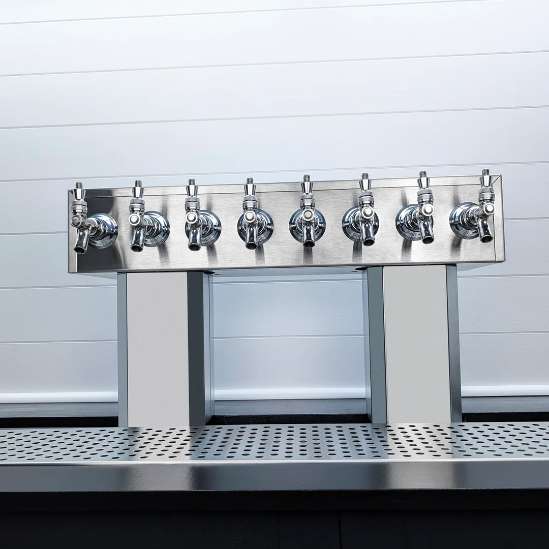 Stainless Steel Octagon Beer Tower - Commercial Draft System