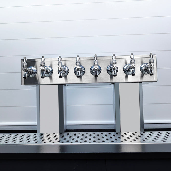 Stainless Steel Octagon Beer Tower - Commercial Draft System