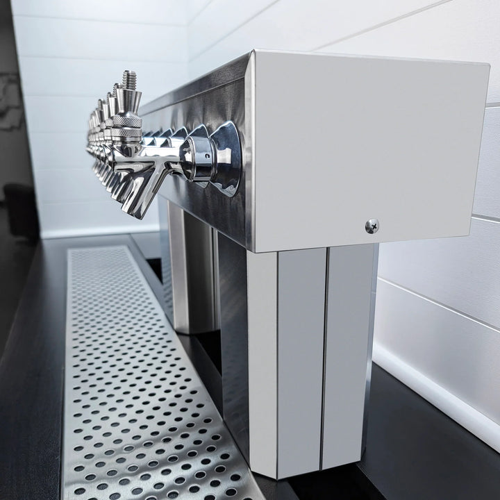 Stainless Steel Octagon Beer Tower - Commercial Draft System