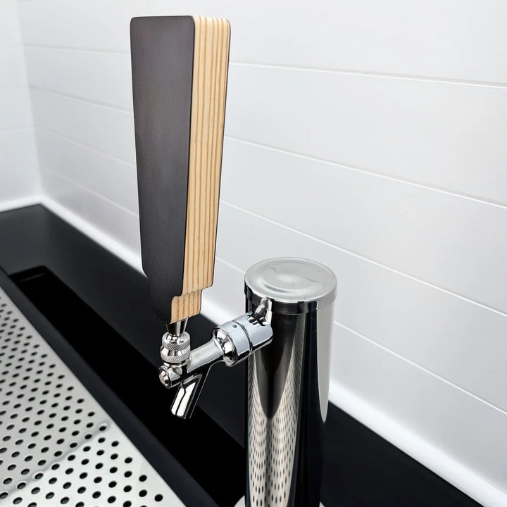 Pine Wood Black Dry-erase Chalkboard Taper Handle 7.5"