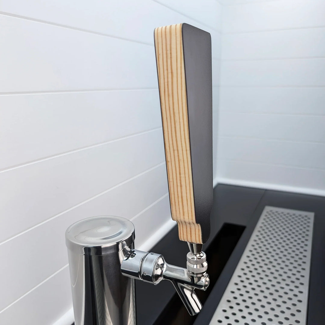 Pine Wood Black Dry-erase Chalkboard Taper Handle 7.5"