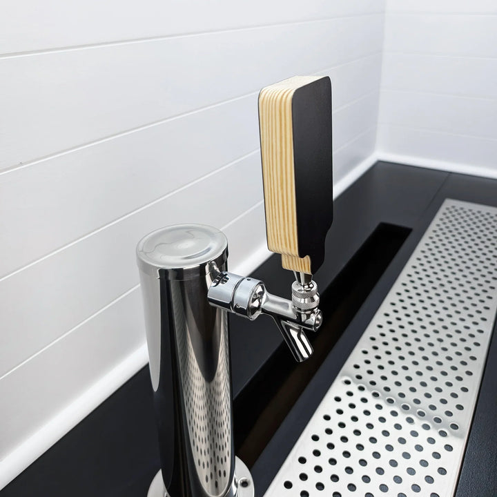 Pine Wood Black Dry-erase Chalkboard Tap Handle