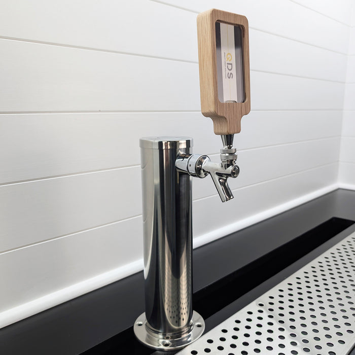 Solid Oak Removable Cover Tap Handle