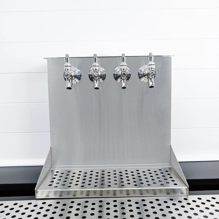 Stainless Steel Under Bar Draft Beer Dispenser- 2-12 Faucets
