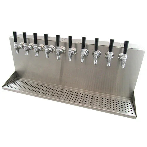 Stainless Steel Under Bar Draft Beer Dispenser- 2-12 Faucets