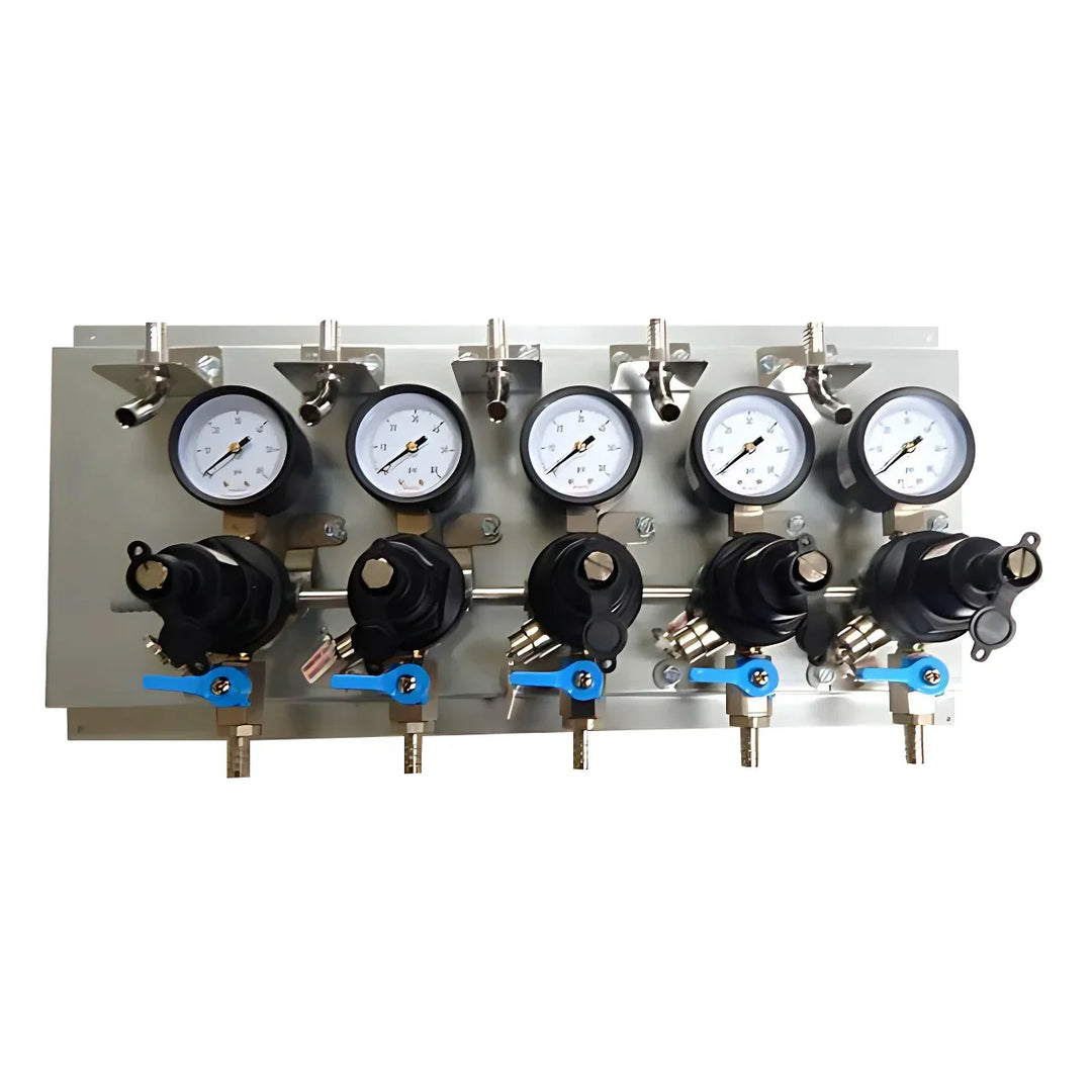 TecFlo Secondary Beer Regulators – Ganged Panel Mount for Draft Systems