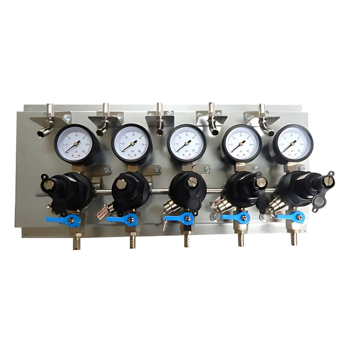 TecFlo Secondary Beer Regulators – Ganged Panel Mount for Draft Systems