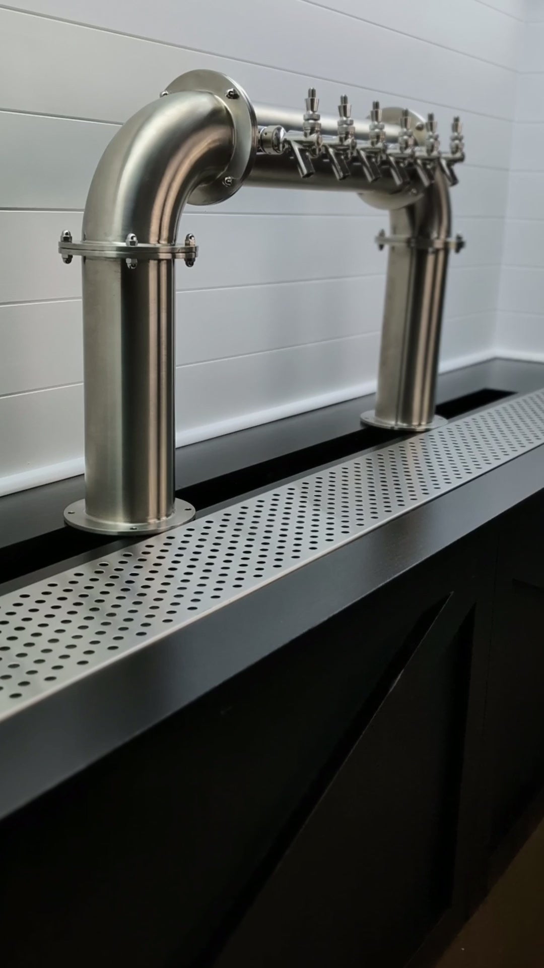 Pipe Draft Beer Tower U Style | Stainless Steel