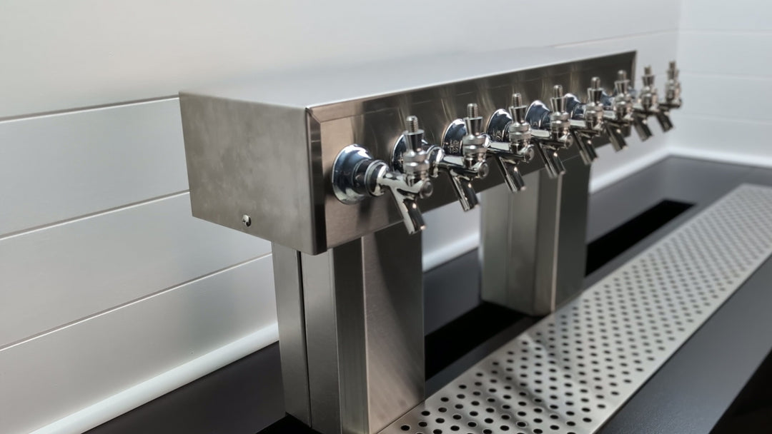 Stainless Steel Octagon Beer Tower - Commercial Draft System